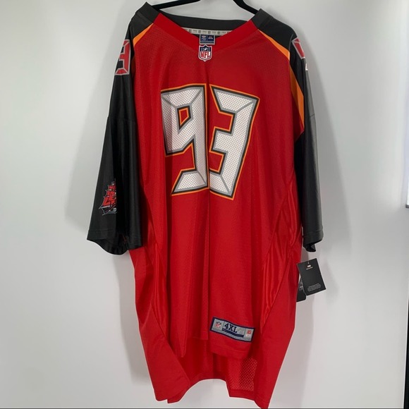 NFL Buccaneers Ndamukong Suh Jersey SIGNED NWT Men’s Size 4XL - Picture 1 of 11
